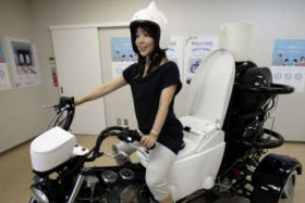 Toilet Trike Neo. Photo courtesy of AP Photo/Koji Sasahara.